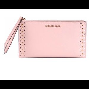 Michael Kores Pink Wristlet